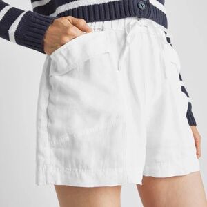 Stella Linen Short, White, XS